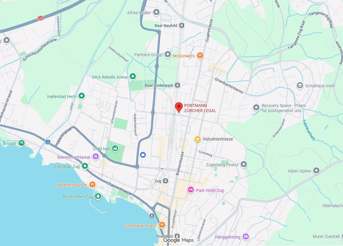 Map Portmann Zürcher Legal
